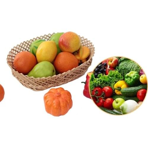 Wicker Fruit Basket Rattan Bread Baskets Egg Storage Basket Fruit Decorative Bowl for Home