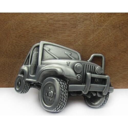 BuckleClub retro zinc alloy 3D truck jeans gift cowboy belt buckle FP-02256 for men 4cm width loop drop shipping