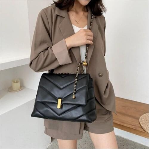 Luxury Designer Chains Crossbody Bags For Women Fashion Diamond Lattice Shoulder Bags 2020New Soft Women Messenger Bags Totes