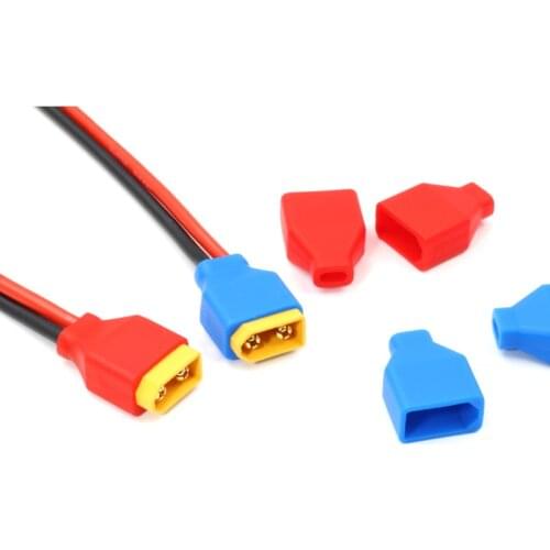 5PCS XT60 Plug Silicone Connector Protective Case for Multi Rotor Lipo Battery Connector RC FPV Drone
