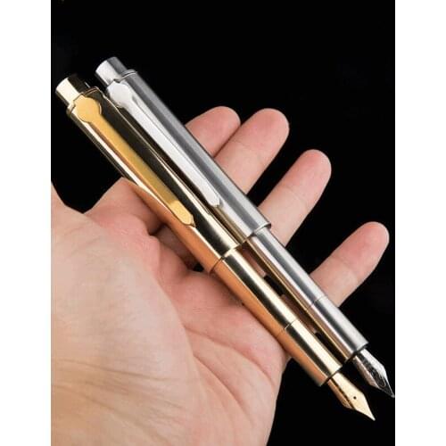 Titanium Alloy Tactical Pen Brass Multi-function Signature Pen Outdoor Writing Self-defense Tungsten Steel Broken Window