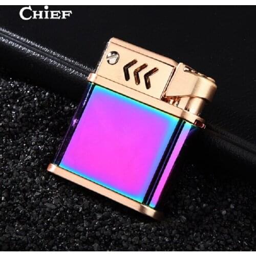 CHIEF Waterproof Vintage BRASS Classical Luxury Style Kerosene Oil Lighters For Cigarette Smoking Without Gift Box