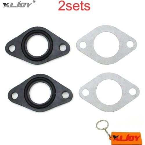XLJOY 20mm Carburetor Carb Manifold Intake Pipe Gasket Spacer Seal For 50cc 70cc 90cc 110cc Pit Dirt Bike ATV Quad