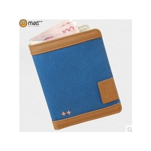 2021 New Design Men Male Creative Canvas Short Casual Wallet Purse Male Women Zipper Coin Pocket Credit Bank Card Case Holder