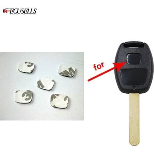 5/10/20/50/100Pcs Car Key Shell Square Emblem Symbol Sticker Logo For Honda Remote Keys