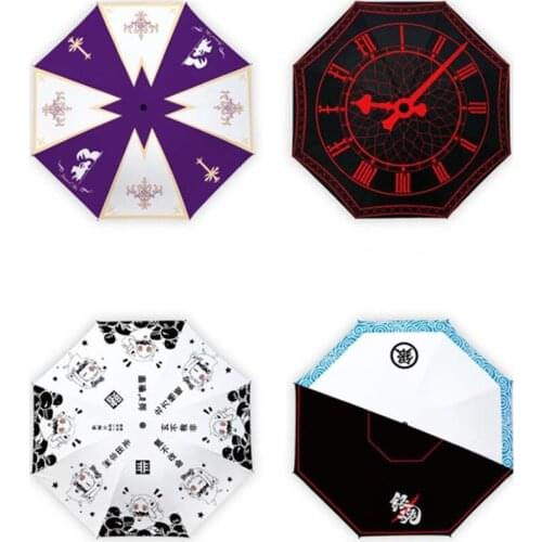 Anime Danganronpa Monokuma Black White Bear Umbrellas Cosplay Kawaii Sunscreen Umbrella Outdoor Sunshade Parasol Prop