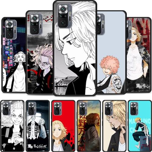 Tokyo Revengers Cover For Xiaomi Redmi 9 9C 8 9A 7A 7 8A K40 6A 6 K30 Pro 9T K20 Cell Phone Case Black Soft Shell Coque