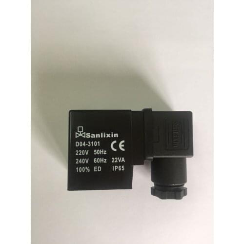 D04-3101 Sanlixin Hydraulic Solenoid valve coil hole diameter 14.7mm, height 42mm