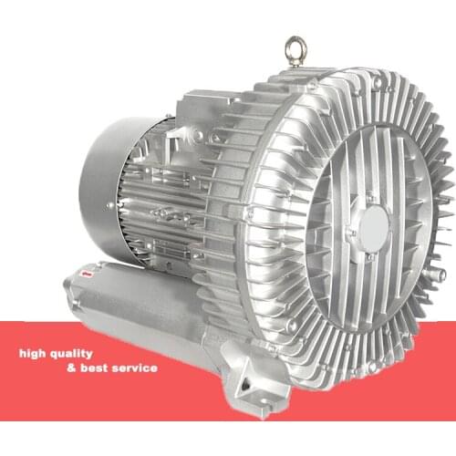HG-2200 Cast Aluminum 380V 50HZ Vortex Fan Aeration Pump 2200W High Pressure Blower