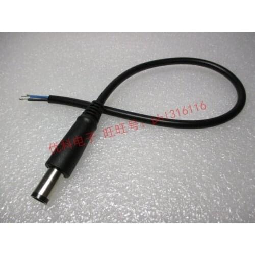 Security cable Laptop AC Adapter DC line For HP For DELL power plug 7.4*5.0mm roundmouth with pin Charging cable Power cord 30cm