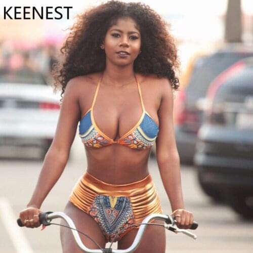 KEENEST Gold Swimwear