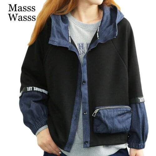 Женские черные куртки Masss Wasss China At AliExpress