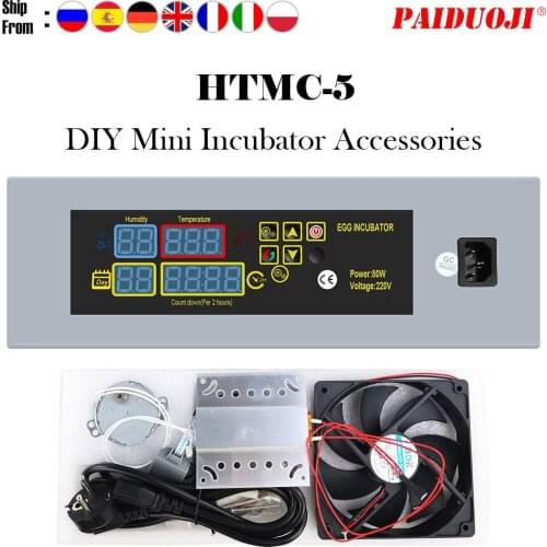 New Humidity Diaplay Heating Poultry Mini Hatching Accessories Power Cable Incubator Controller Set Temperature Control