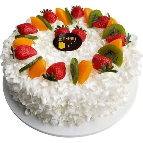 Simulation cake model fruit rose Birthday cake model Fake cake display Plastic sample Shooting props Wedding decoration cupcake