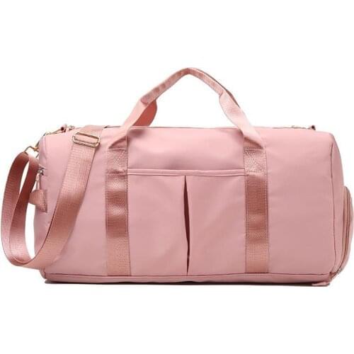 Fashion Large Travel Bag Women Cabin Tote Bag Handbag Nylon Waterproof Shoulder Bag Women Weekend Gym Bag Female