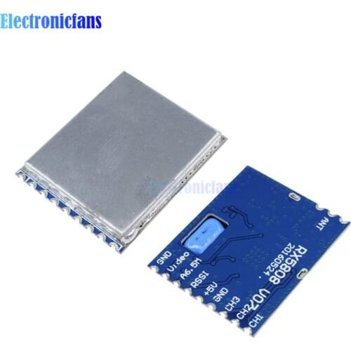 Diymore FPV 5.8G Wireless Audio Video Receiver Module for RX5808 Frequency Phase Lock Analog AV Signal Output 3.5V 170mA Board