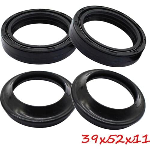 OLPAY Motorcycle 39x52x11mm Front Fork Damper Oil Seal Dust Seal Rubber Shock Absorber For Harley XL883 XL1200 X48 FXR FXLR XLH