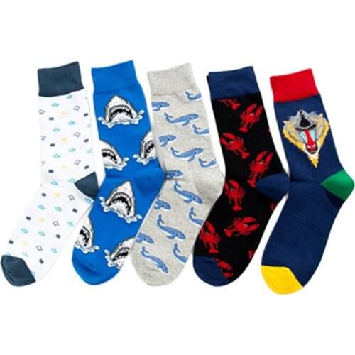 Funny Breathable Womens Socks New 2021 Trend Design Art Printing Casual Men Cotton Harajuku Sock For Winter Fashion Streetwear