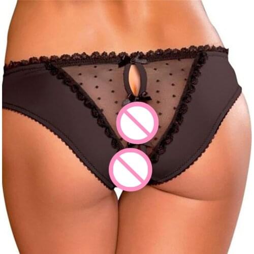 2020 New Ladies' Underwear Sexy Open Lace Cotton Safe Soft And Comfortable Underwear Sexy Low Waist Womens Underwear