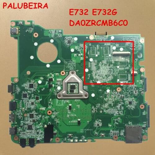 PALUBEIRA Original laptop motherboard for ACER E732 E732G MBNCA06001 DA0ZRCMB6C0 HM55 PGA989 DDR3 Fully tested