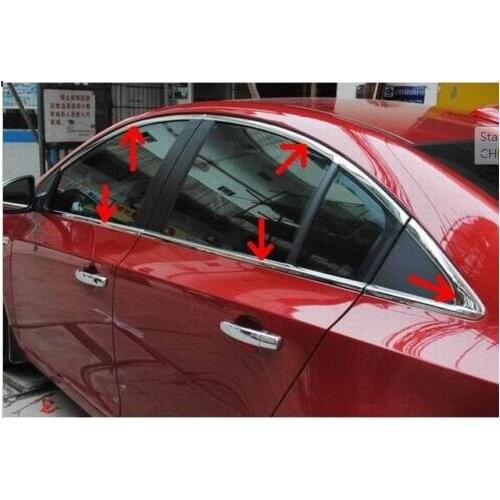 Stainless Stain Window Frame Trim for CHEVROLET CRUZE