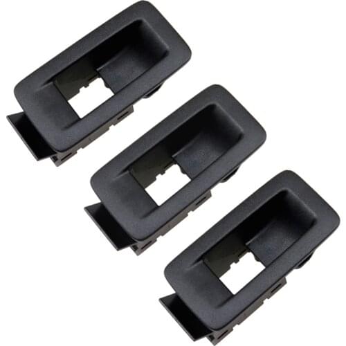 READXT 3pcs Glass Control Switch Decorative Frame Bracket For VW Passat B6 Golf 6 MK6 5 MK5 CC Tiguan Seat leon Toledo 1F0959527