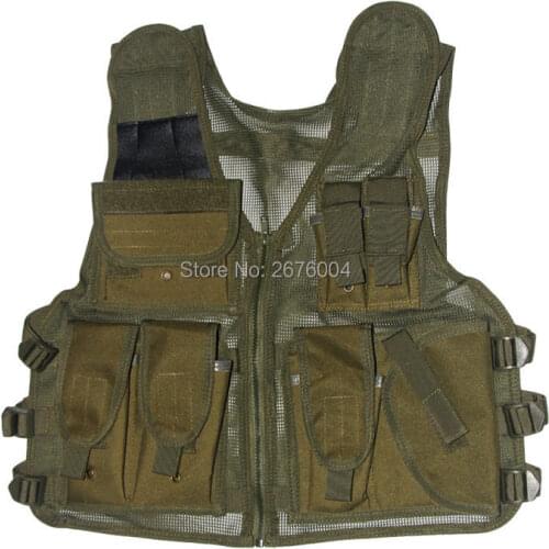 Adjustable Tactical Vests Military Men Outdoor Travels Mesh Vest Sport Photographer Vests Fishing Hunting Waistcoat with Pockets
