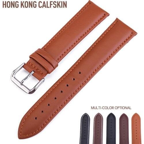 High Quality New Retro COW LEATHER Watchbands Buckle Genuine Leather Strap Watch Band 14 16 18 19 20 22 24 mm Bracelet Watchband