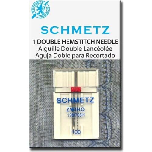 SCHMETZ twin needle tripleneedle DRILLING double hemstitch embroidery spring for singer juki brother bernina pfaff elna janome