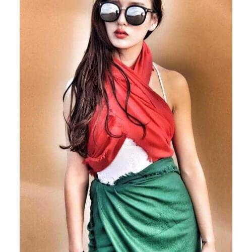 2017 12 Color Silk Pashmina Cashmere wool Solid Shawl Wrap Womens Girls Ladies Scarf Soft Fringes 180*70cm 180gram winter #4011