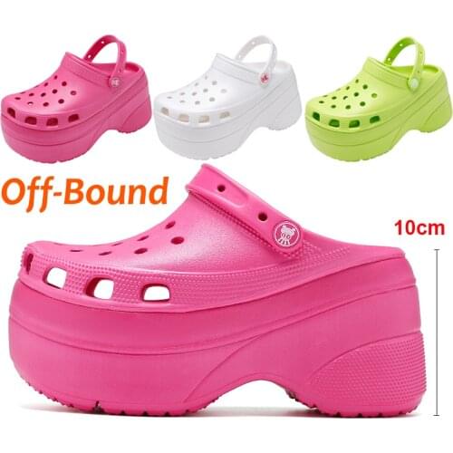 Off-Bound Women Summer Slippers Super Platform Outdoor Garden Shoes Female Pool Sandals Bathroom Massage Beach Slippers Loafers