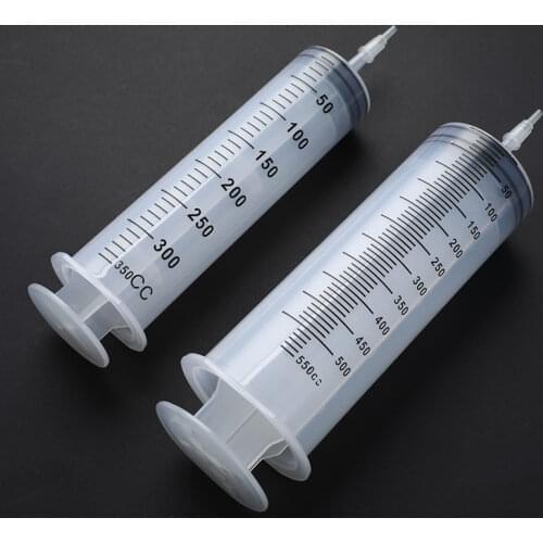 350ml 550ml Syringe Large Capacity Syringe Reusable Pump Measuring Tube Feeding Ink
