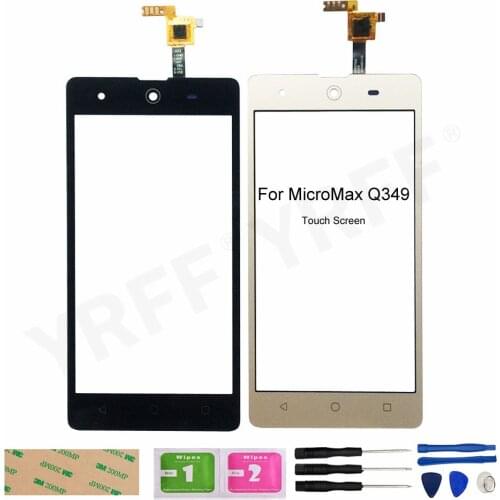 Front Glass Panel Sensor For MicroMax Q349 Touch Screen Digitizer Phone Repair Accessories