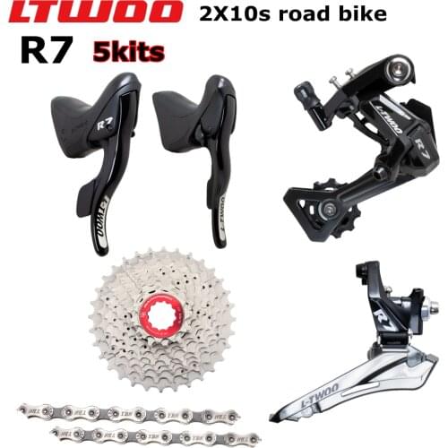 LTWOO R7 2X10 Road Bike Shifters 2x10 Speed Lever Brake Road Bicycle Derailleur Compatible for road 10s R6800 R4700 Claris Sora
