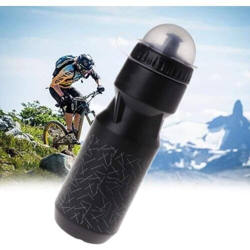 720ml Water Bottle Portable Sports Outdoor Essential Lightweight Home School Sports Water Leak-proof Cup Black 1Pcs