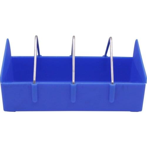 1 pcs Plastic Pigeons Four Troughs Bird Troughs Length 19.5cm Width 10.5cm Height 4.5cm Pigeons And Other Bird Feeding Equipment