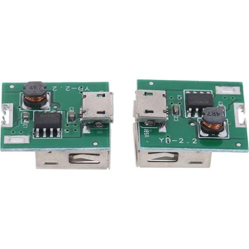 2Pcs Micro USB 5V Li-ion 18650 Battery Charger Module Board DIY Power Bank