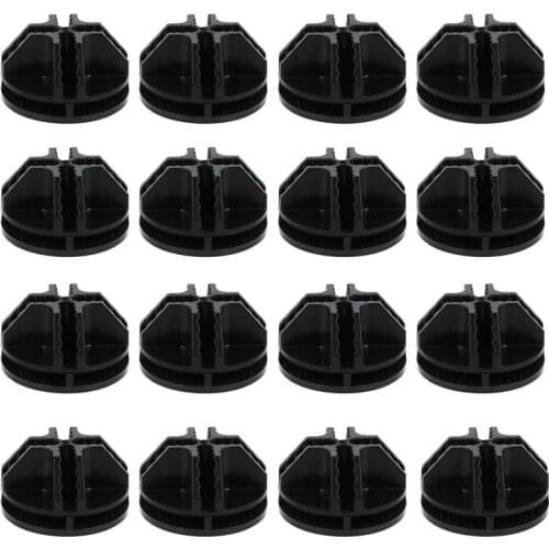 20pcs Household Shoe Cabinet Closet Accessories Plastic Buckles Fixed Buttons