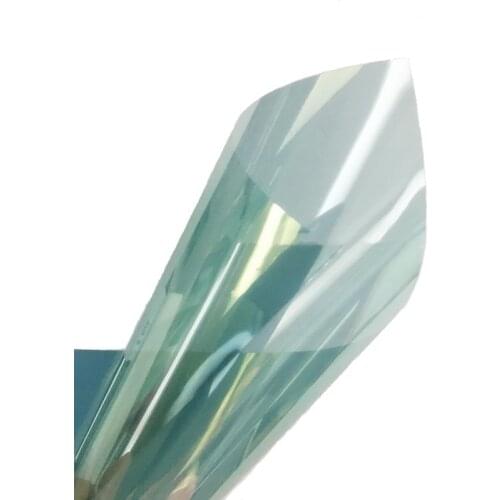 50cmX300cm sun protection film privacy protection VLT70% green sputtering window film