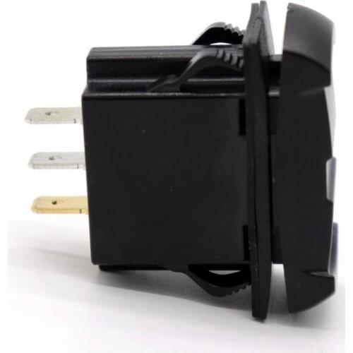 Car Boat Truck RV Red LED Digital Round Dual Voltage Red Display Voltmeter