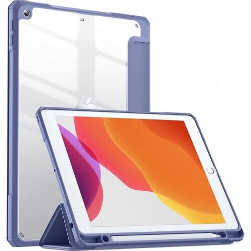 2020 For iPad Pro 12.9 Case 2021 iPad Pro 11 M1 Case 2019 iPad 10.2 7th 8th 5 6 Gen for iPad Air 4 10.9 Case Pencil Holder Cover