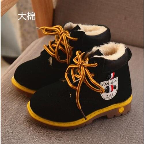 Baby Children Warm Boys Girls Martin Boots Kids Baby Casual Snow Shoes sapato infantil basket enfant garcon