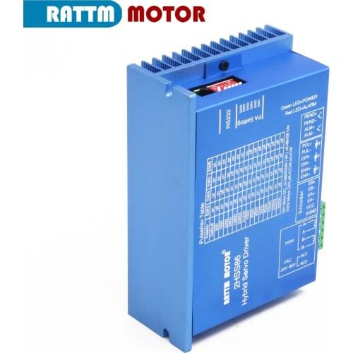 CNC Stepper Motor Driver 2HSS86 For 4.5N.m / 8N.m /12N.m Closed Loop Servo Motors