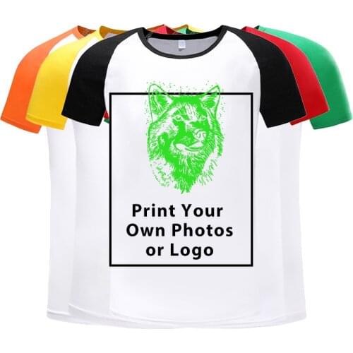 Mens T-shirt Top Fashion Short-sleeved Custom Printing Logo Photos T-shirt Mens T shirt 2020 Cool Shirt For Men Breathable Tops