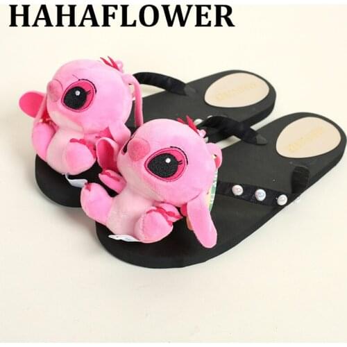 HAHAFLOWER 2017 Summer New Pattern Open Toe Flat Bottom Stitch Slipper Women Fashion Cool Shoes free shipping