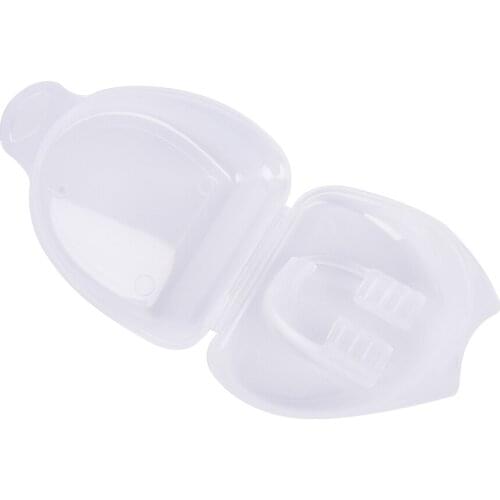1Pc Silicone Dental Mouth Guard Stop Teeth Grinding Bruxism Eliminate Clenching Sleep Aid for for Boxing Basketball