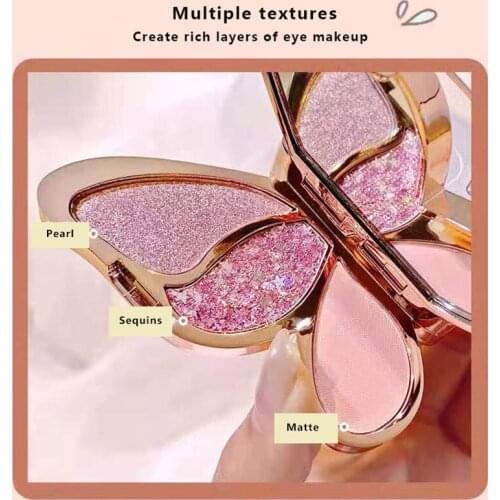 Cosmetics 10 Colors Eyeshadow Palette Matte Eyeshadow Palette Glitter Eye Shadow Makeup Nude Beauty Make up set