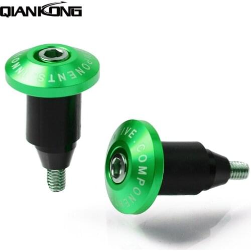 7/8"22 mm CNC motorcycle handlebar cap motocross handle bar grips ends for Kawasaki KLX150S KLX250,D-TRACKER KLX450R KDX125SR