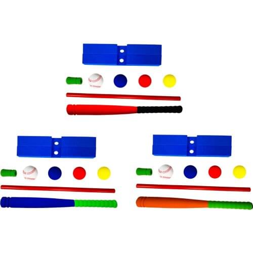 Educational Kids Baseball T-Ball Toy Bat Fitness Safety Sports Game Children