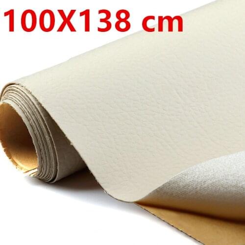 100X138cm leather tape self-adhesive leather repair patch, suitable for sofa, sofa, furniture, drivers seat (black)